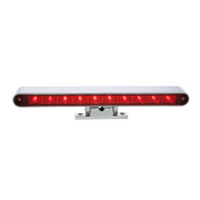 10 LED Split Function 3rd Brake Light With Chrome Swivel Pedestal Base - Red LED/Red Lens
