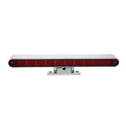 10 LED Split Function 3rd Brake Light With Chrome Swivel Pedestal Base - Red LED/Red Lens
