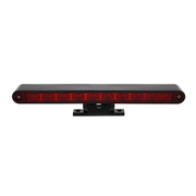 10 LED Dual Function 3rd Brake Light With Black Swivel Pedestal Base - Red LED/Red Lens