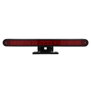 10 LED Split Function 3rd Brake Light With Black Swivel Pedestal Base - Red LED/Red Lens