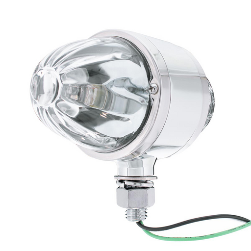 Chrome Double Face Housing With 2 Watermelon Glass Lens - Clear