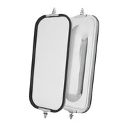 33101 SS 7" X 16" WEST COAST MIRROR, BUBBLE BACK Light Gray
