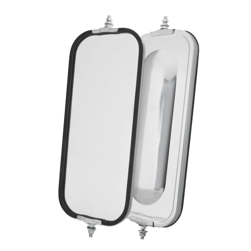 33101 SS 7" X 16" WEST COAST MIRROR, BUBBLE BACK Light Gray