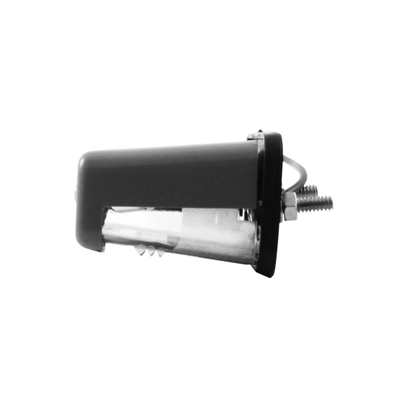 Gray Rectangular License Light