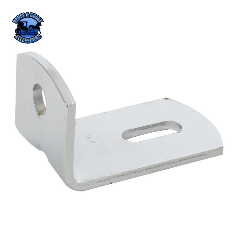 33165 SS L MIRROR BRACKET, 2" X 1" X 1-1/4"