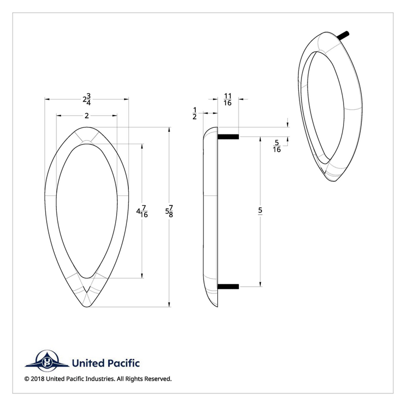 UP-34024 "Teardrop" Light Bezel