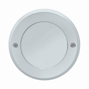 UP-34072 Chrome Plastic 2.5" Light Bezel With Mirror Lens