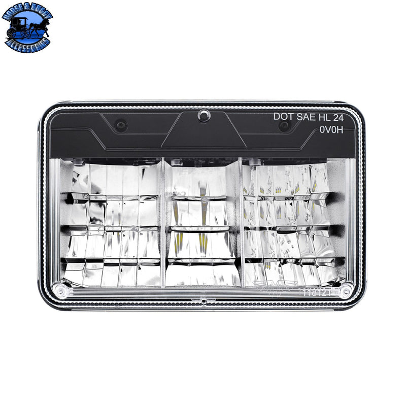 UP-34139 ULTRALIT-8 High Power LED 4" X 6" Headlight