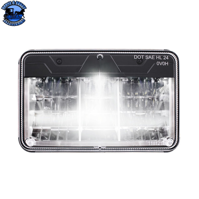 UP-34139 ULTRALIT-8 High Power LED 4" X 6" Headlight