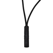 0.180" Female Plug Black Wire Harness With 50 Plugs-6" Lead (Bulk)