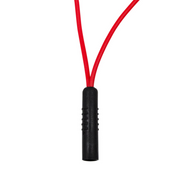 0.180" Female Plug Red Wire Harness With 50 Plugs-6" Lead (Bulk)
