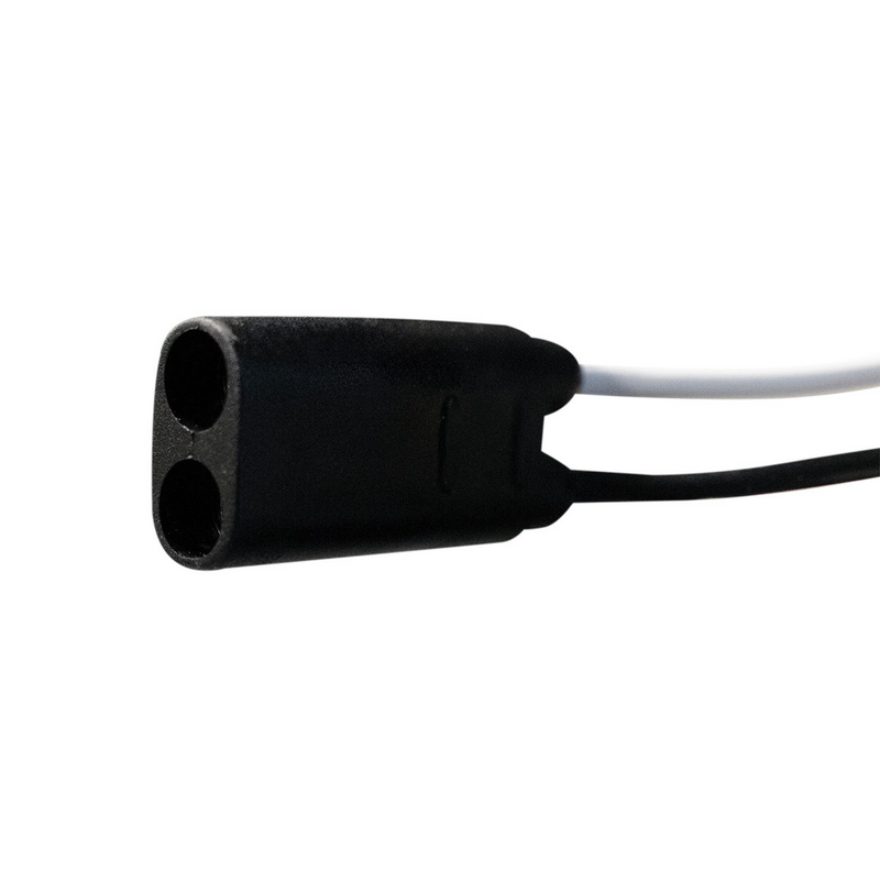 UP-34195 150 Count 2-Prong Female Bullet Plugs 16G Wire Harness Roll - 75' W/6" Lead Between Plugs