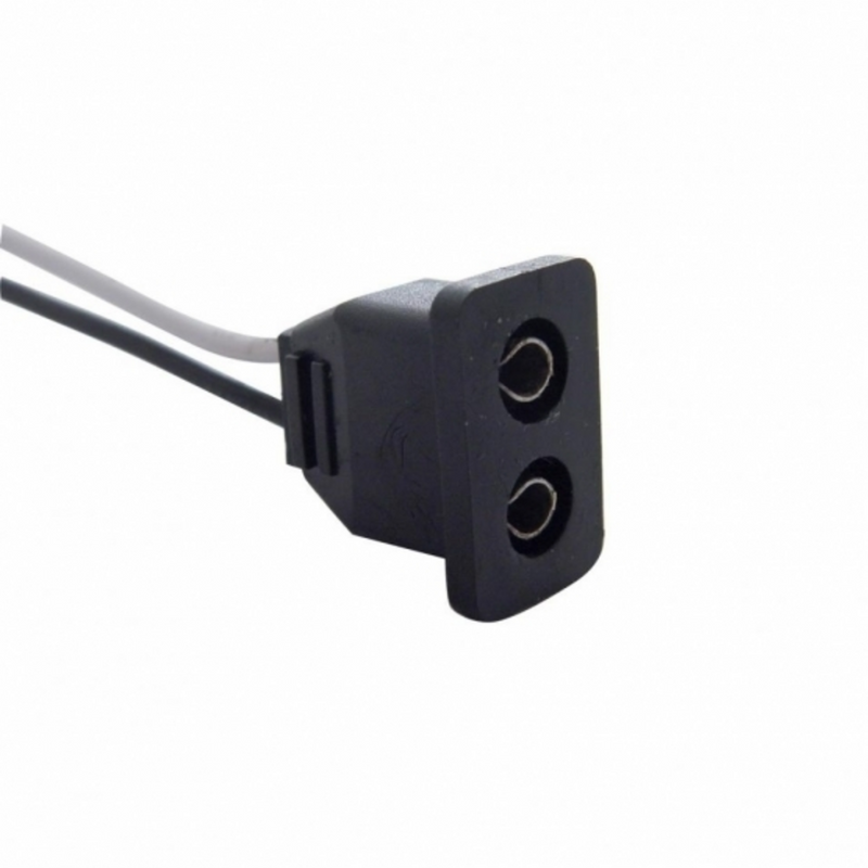 #34203B 2-Wire/prong Female Adapter With Female Bullet Plug