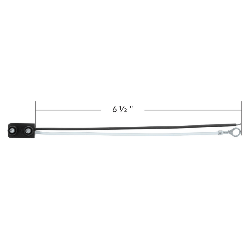 Cable flexible de 2 cables con enchufe de 2 clavijas - Cable de 12" (al por menor)
