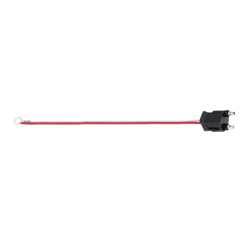Cable flexible de 2 cables con enchufe recto de 2 clavijas - Cable de 12" (al por menor)