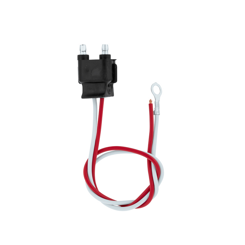 Cable flexible de 2 cables con enchufe recto de 2 clavijas - Cable de 12" (al por menor)