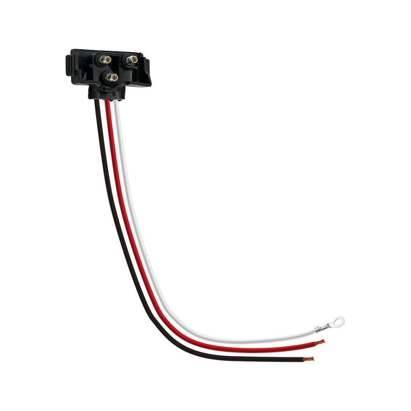 #34216P 3 Wire Pigtail With 3 Prong Right Angle Plug - 12" Lead (Bulk) (1 piece) ELECTRIC PLUG Thistle