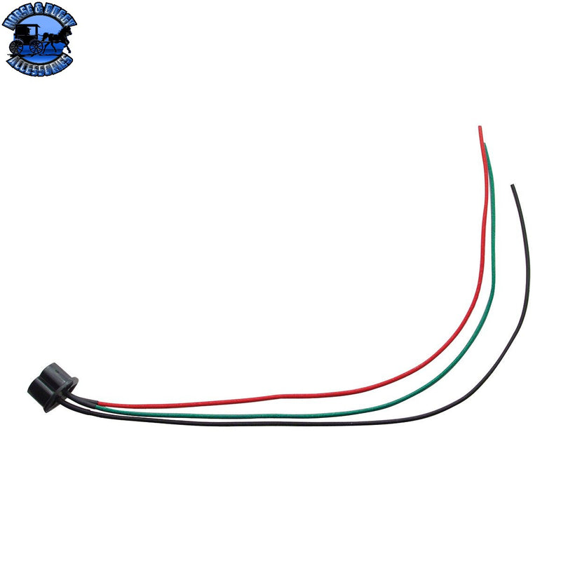 3 Contact Female Headlight Pigtail For H4 Halogen Bulb (Choose Quantity)