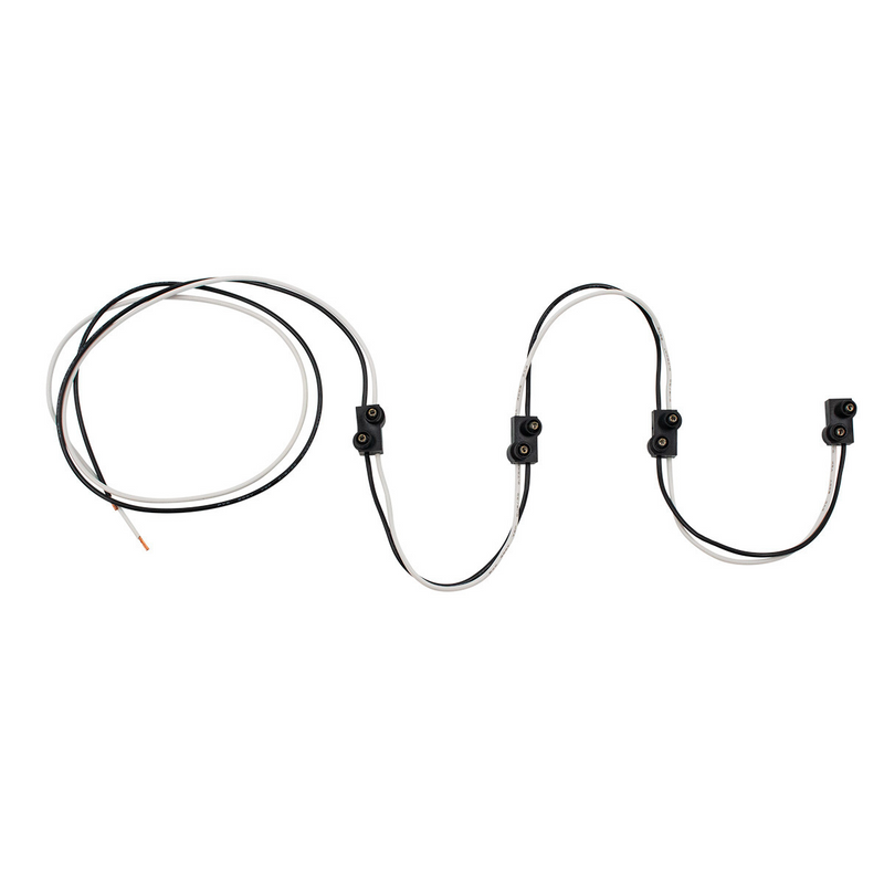 UP-34223 2 Prong Plug Wiring Harness With 4 Plugs & 7" Lead (Bulk)