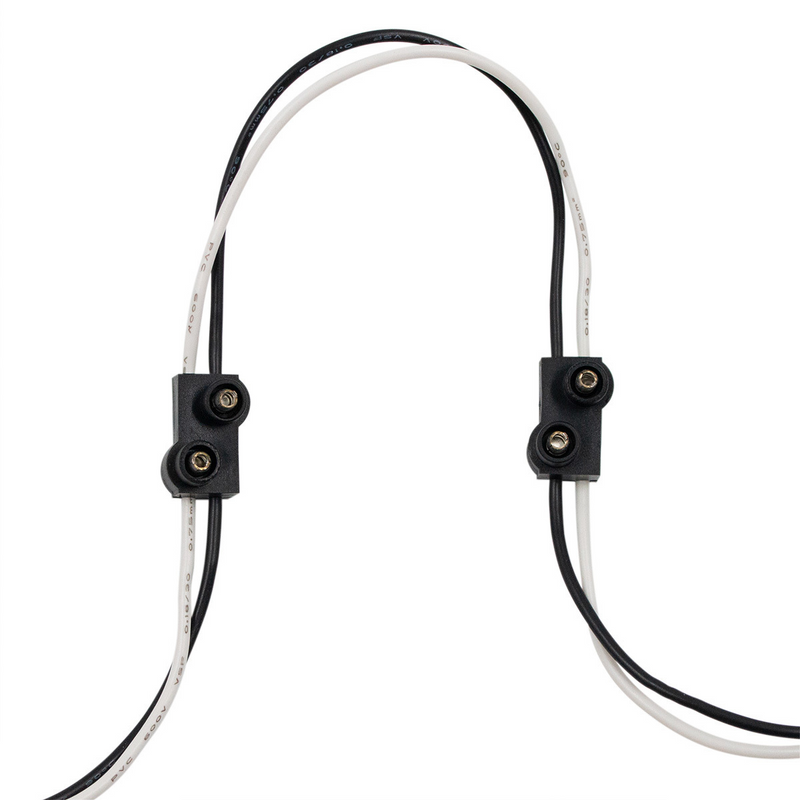UP-34223 2 Prong Plug Wiring Harness With 4 Plugs & 7" Lead (Bulk)