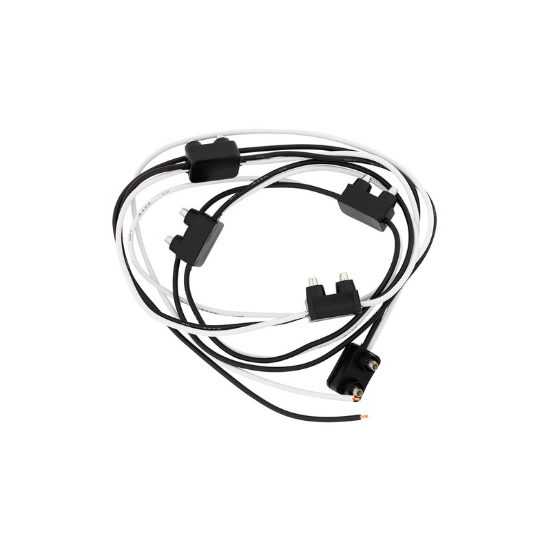 UP-34224 2 Prong Plug Wiring Harness With 5 Plugs & 7" Lead (Bulk)