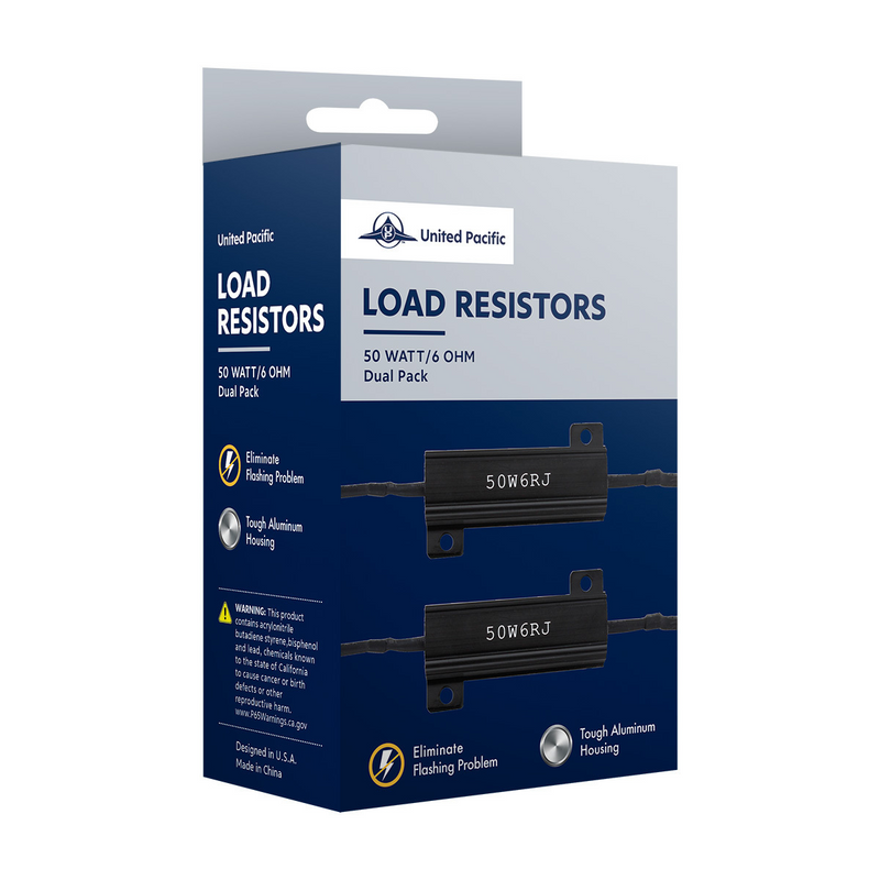 Load Resistor Kit Solves LED Issue - 50 Watt/6 Ohm - Competition Series