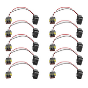 3-Way Molded Female Bullet Plug To 3-Way TE AMP Style 1.5mm Plug adapter (10 Pcs)