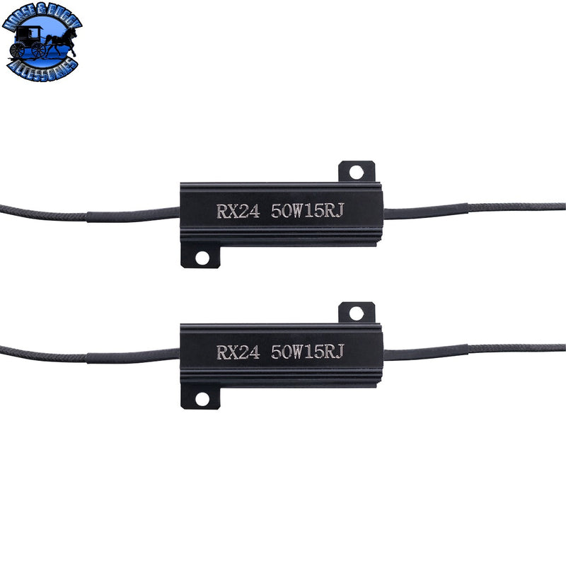 UP-34237 Load Resistor Kit Solves LED Issue (FOR HEADLIGHTS) - 50 Watt/15 Ohm - Competition Series