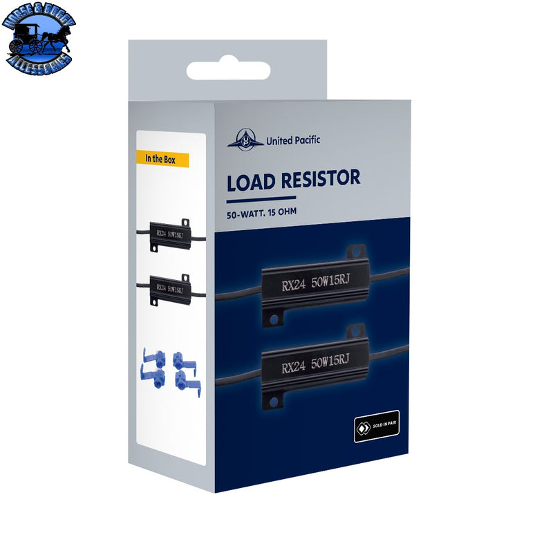 UP-34237 Load Resistor Kit Solves LED Issue (FOR HEADLIGHTS) - 50 Watt/15 Ohm - Competition Series