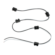 2-Prong Plug Wiring Harness With 6" Lead Between Plugs - 5 Plugs