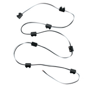 2-Prong Plug Wiring Harness With 6" Lead Between Plugs - 8 Plugs