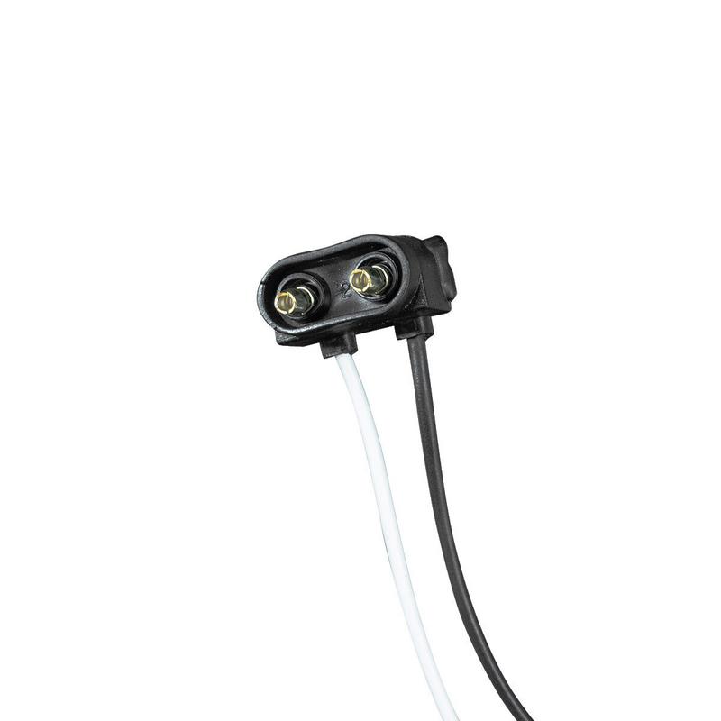 2 Wire Pigtail With 2 Prong Plug-6" Lead (20 Pcs)
