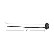 2 Wire Pigtail With 2 Prong Plug-6" Lead (20 Pcs)
