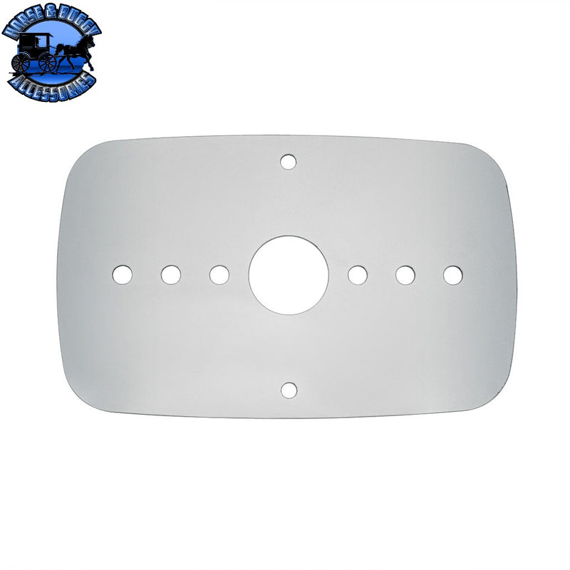 UP-34273 304 Stainless Steel Turn Signal Light Plate For 2008-2017 Freightliner Cascadia Turn Signal Light Plate Light Gray