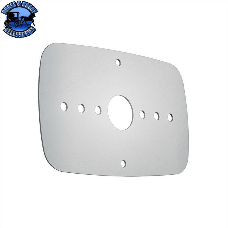 UP-34273 304 Stainless Steel Turn Signal Light Plate For 2008-2017 Freightliner Cascadia Turn Signal Light Plate Light Gray