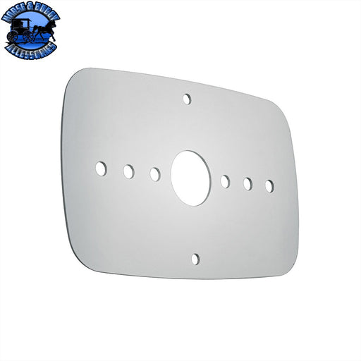 UP-34273 304 Stainless Steel Turn Signal Light Plate For 2008-2017 Freightliner Cascadia Turn Signal Light Plate Light Gray