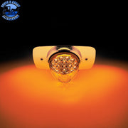 UP-34273 304 Stainless Steel Turn Signal Light Plate For 2008-2017 Freightliner Cascadia Turn Signal Light Plate Black