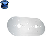 UP-34275 304 Stainless Steel Above Door Dome Light Plate For Kenworth & Peterbilt Trucks Dome Light Plate Light Gray