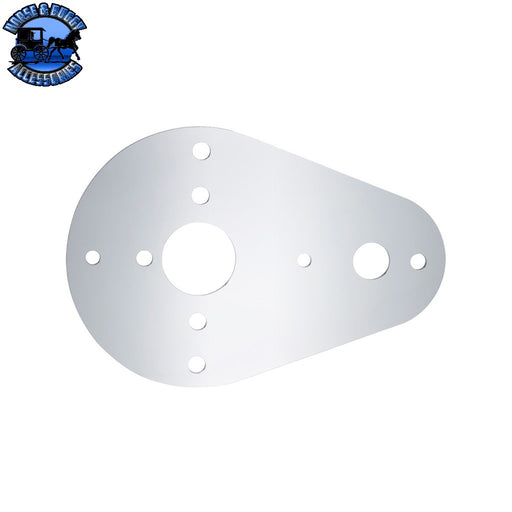 UP-34275 304 Stainless Steel Above Door Dome Light Plate For 1994-2025 Kenworth W900 Dome Light Plate Light Gray
