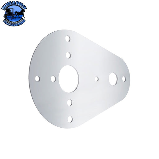 UP-34275 304 Stainless Steel Above Door Dome Light Plate For 1994-2025 Kenworth W900 Dome Light Plate Light Gray