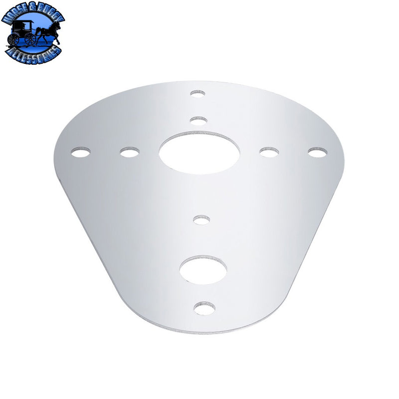 UP-34275 304 Stainless Steel Above Door Dome Light Plate For 1994-2025 Kenworth W900 Dome Light Plate Light Gray