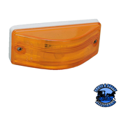 343A 5.5"x2.25" Amber Incandescent Turn Signal/ Side Marker, Oblong Chocolate