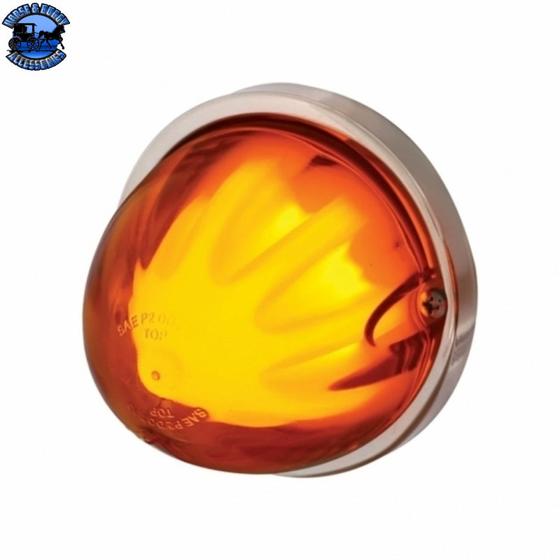 UP-34408 9 LED Dual Function GloLight Watermelon Flush Mount Kit - Amber LED/Amber Lens
