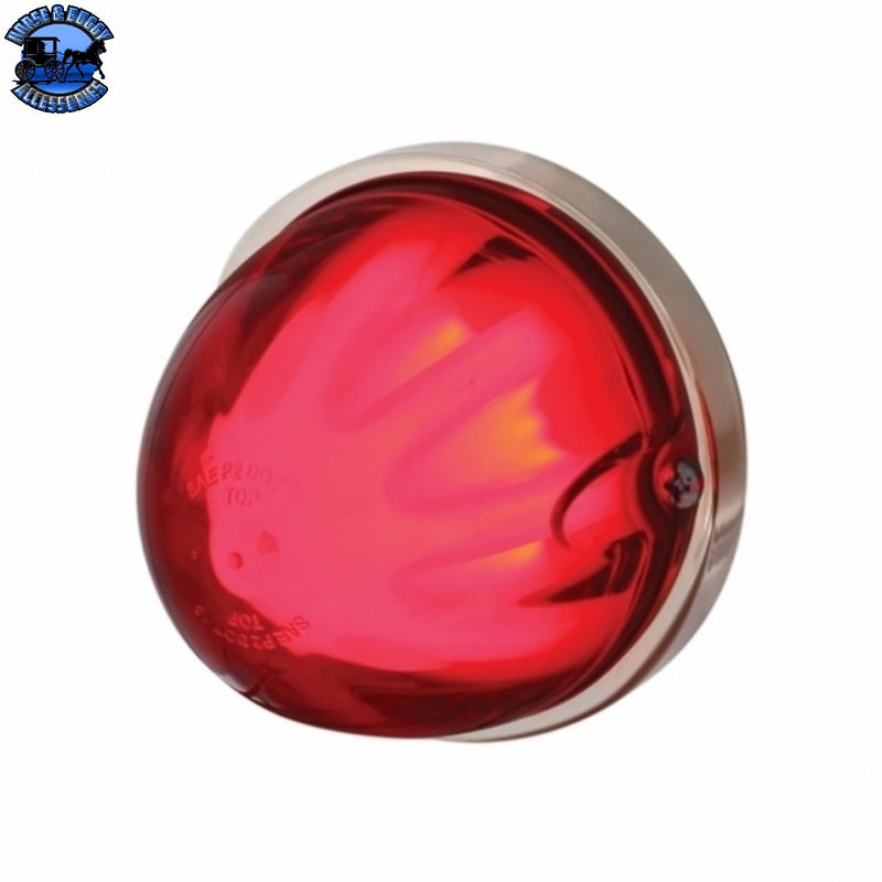 UP-34409 9 LED Dual Function GloLight Watermelon Flush Mount Kit - Red LED/Red Lens