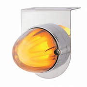 UP-34418 Stainless Light Bracket With 9 LED Dual Function Watermelon GloLight - Amber LED/Clear Lens