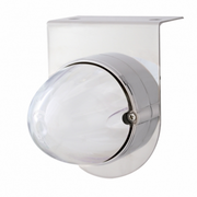 UP-34418 Stainless Light Bracket With 9 LED Dual Function Watermelon GloLight - Amber LED/Clear Lens