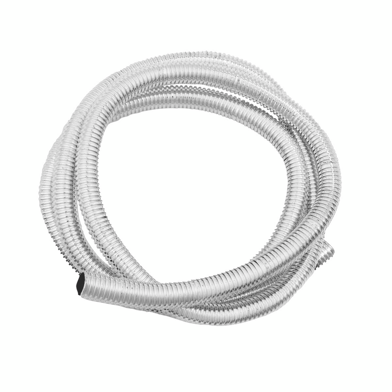 72" Long Chrome Wire Loom - 1/2" Diameter