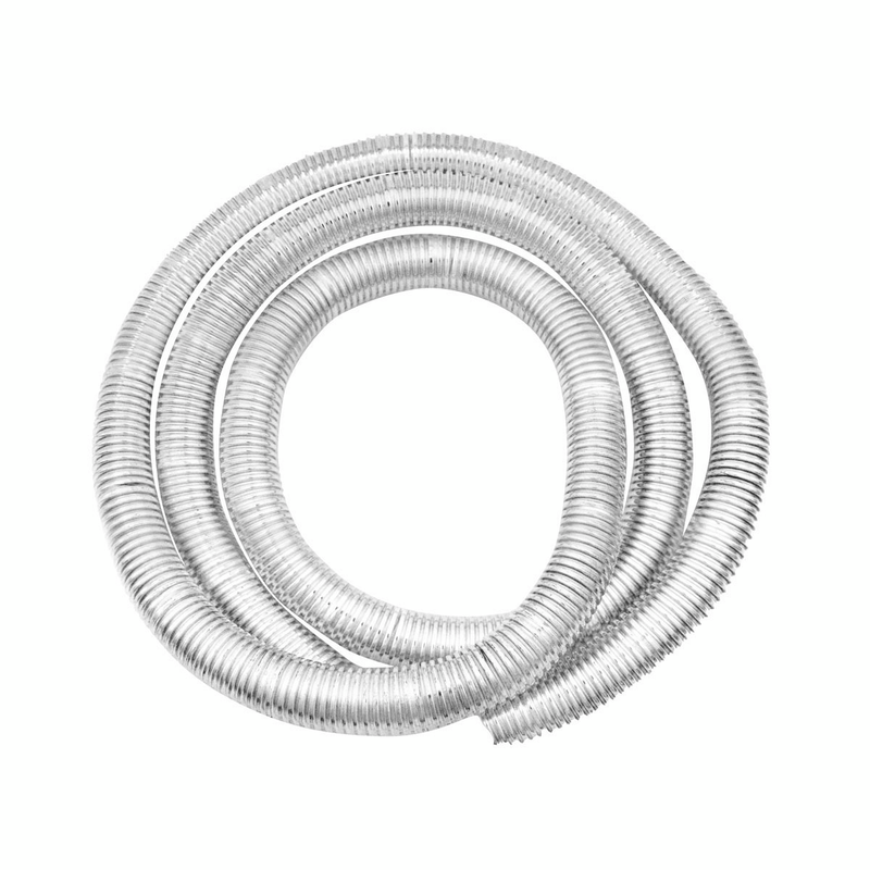 72" Long Chrome Wire Loom - 3/4" Diameter