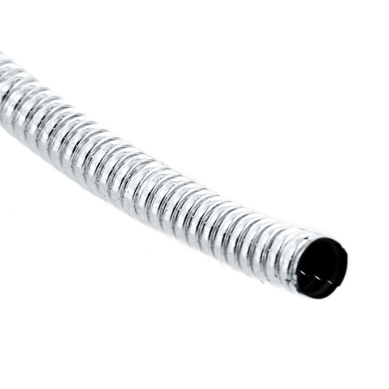 72" Long Chrome Wire Loom - 3/4" Diameter