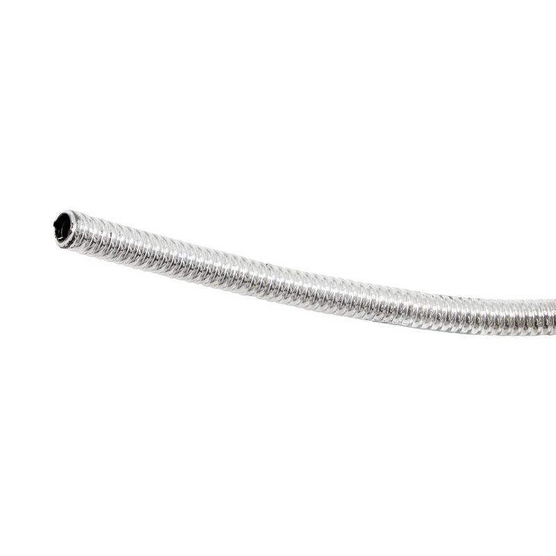 UP-34815 100' Chrome Wire Loom Roll - 1/4" Diameter